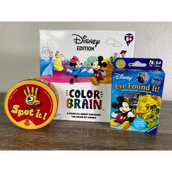 Disney Edition Color Brain Board Game Bundle for Kids & Families - Picture 2 of 10